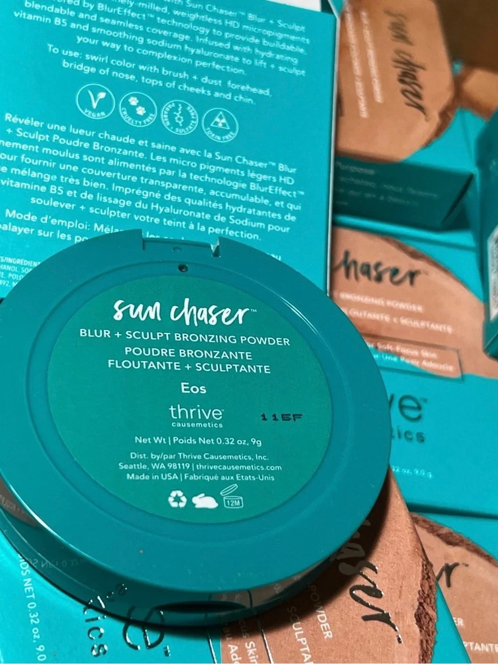 Thrive Causemetics Sun Chaser Eos Shimmer Blur+Sculpt Bronzing